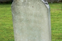 Siegfried Sassoon,s grave in Mells churchyard.